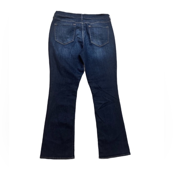 OLD NAVY ~ Women's Deep Indigo Wash Boot Cut Curvy Stretch Jeans size 12R - Picture 4 of 7